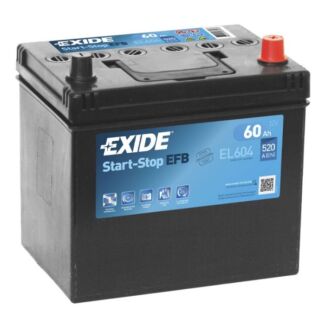 Akumulator Exide 12V 60Ah 520A Start-Stop EFB Azija desno+