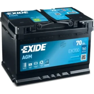 Akumulator Exide 12V 72Ah/70Ah 760A Start-Stop AGM desno+