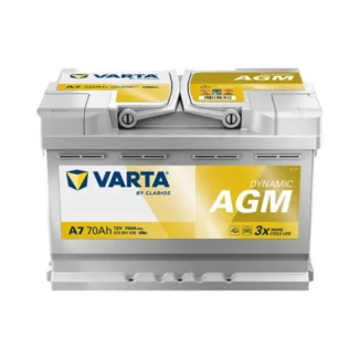 Akumulator Varta 12V 70Ah 760A Silver Dynamic AGM desno+