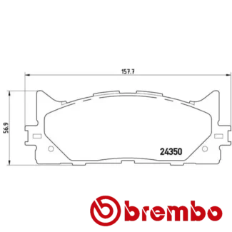 Kočione pločice prednje LEXUS ES TOYOTA AVALON CAMRY 2.0-3.5 08-15 Brembo