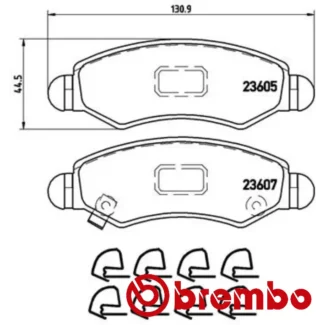 Kočione pločice prednje Subaru Justy 1.3 HDI 03-07 Brembo