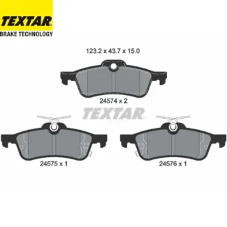 Kočione pločice zadnje Daihatsu Charade Toyota Yaris 05-12 Textar