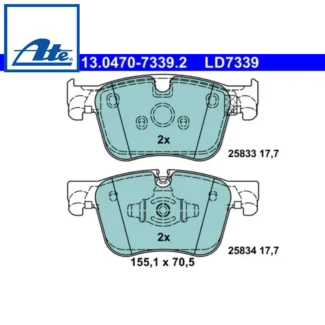Kočione pločice prednje Citroen Berlingo C4 Grand Picasso 13- ATE