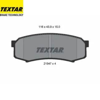 Kočione pločice zadnje Lexus GX Mitsubishi Pajero IV 90-06 Textar