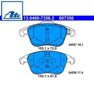 Kočione pločice prednje DS DS 4 C4 II 09- ATE