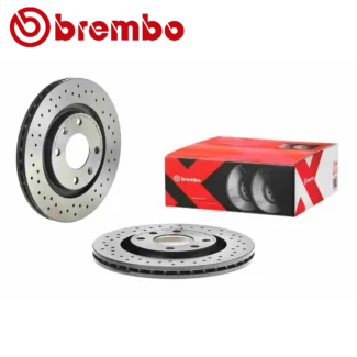 Kočioni diskovi prednji par Citroen Berlingo BX Xantia Xsara Peugeot 206 10-15 BREMBO
