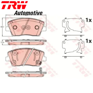 Kočione pločice prednje 2.0 KIA Stinger TRW