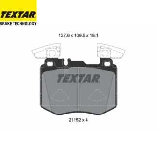Kočione pločice prednje Mercedes GLC 2.0-3.0D 15-23 Textar
