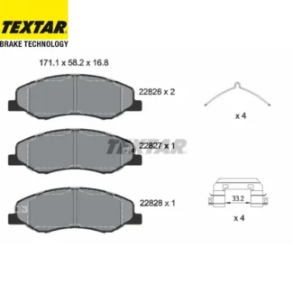 Kočione pločice prednje Honda Odyssey 3.5 17-19 Textar