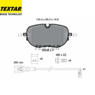 Kočione pločice prednje CUPRA Born VW ID.3 19-21 Textar