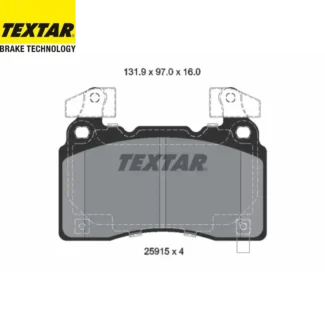 Kočione pločice prednje Cadillac CTS Opel Insignia B 13-20 Textar