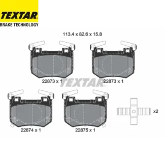 Kočione pločice zadnje KIA Stinger 3.3 17-19 Textar