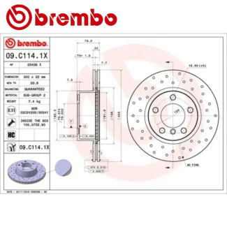 Kočioni diskovi prednji par BMW 1 F20 F21 3 F30 F80 F31 F34 F32 11-19 BREMBO