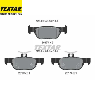 Kočione pločice zadnje Mazda 3 CX-30 MX-30 20-22 Textar