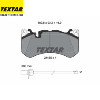 Kočione pločice prednje Audi A6 A7 04.08-09.18 Textar