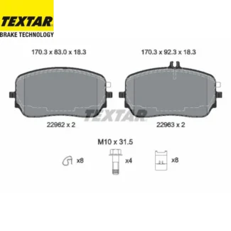 Kočione pločice prednje Mercedes GLE GLS 2.0D-4.0H 10.18- Textar