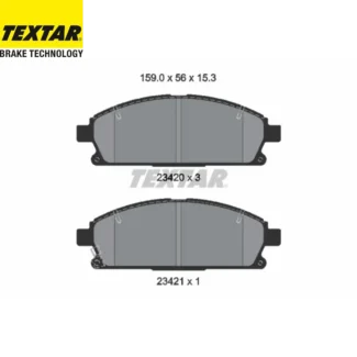 Kočione pločice prednje Honda MDX Infiniti Q45 00-06 Textar