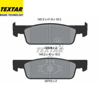 Kočione pločice prednje Smart Fortwo Electric 82 17 Textar