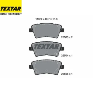 Kočione pločice zadnje KIA Optima 2.0 15-19 Textar