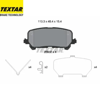 Kočione pločice zadnje Honda Pilot 3.0 17- Textar