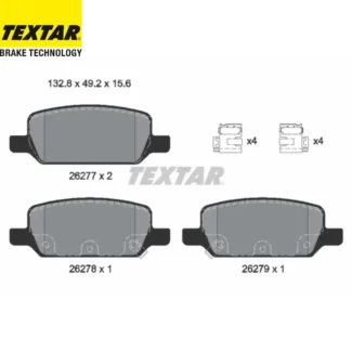 Kočione pločice zadnje Tesla Model 3 Model Y 01.17- Textar