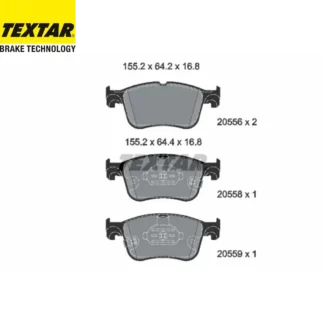 Kočione pločice prednje Ford Focus IV Kuga III Puma 1.0-2.5H 18- Textar