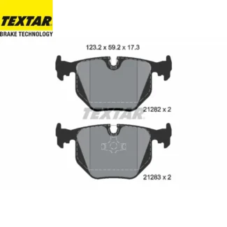 Kočione pločice zadnje BMW 5 E34 8 E31 88-01 Textar