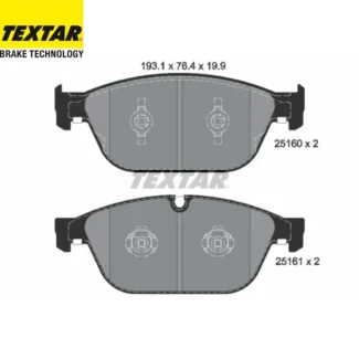 Kočione pločice prednje Audi A6 A7 Q5 11-18 Textar