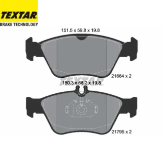 Kočione pločice prednje Mercedes C T-Model CLK E 93-04 Textar