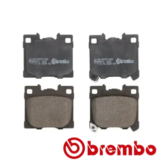 Kočione pločice zadnje TOYOTA YARIS 1.6 02-20 Brembo