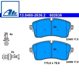 Kočione pločice prednje Jaguar E-Pace Land Rover Defender 11- ATE