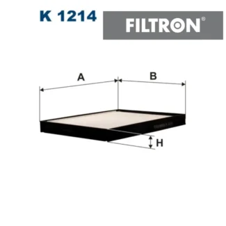Filter kabine Filtron K1214 Hyundai Accent II 1.3-1.6 00- 1.5CRDI 02-
