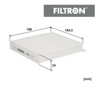 Filter kabine Filtron K1464 MG ZS 1.0/1.5 Electric 2017.00-