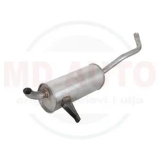 Zadnji lonac auspuha ravni izlaz Renault Clio III 1.2 16V 1.2 LPG 1.4 16V 05-14